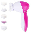 Multifunction Beauty Care Brush Deep Clean 5 in 1 Portable Facial Cleaner Relief Face Massage Machine