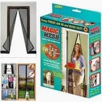 BreezeGate Magnetic Hands-Free Screen Door (1 Set)