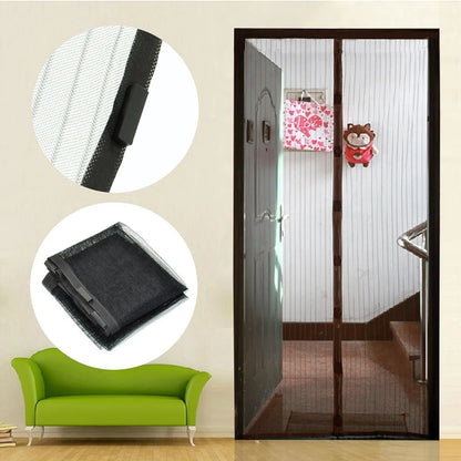 BreezeGate Magnetic Hands-Free Screen Door (1 Set)