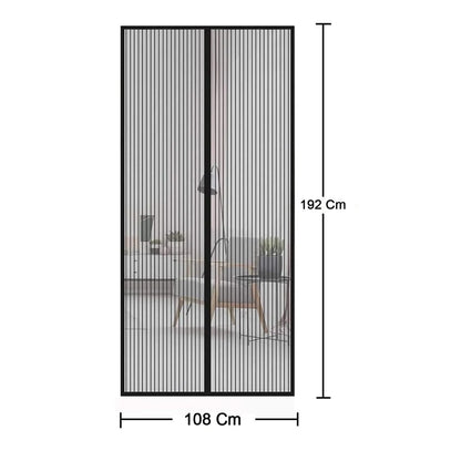 BreezeGate Magnetic Hands-Free Screen Door (1 Set)