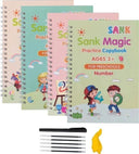 InkGlide Magic Practice Copybook (4 Books + 10 Refills)