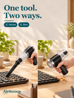 AirSweep vacuum and blower functions