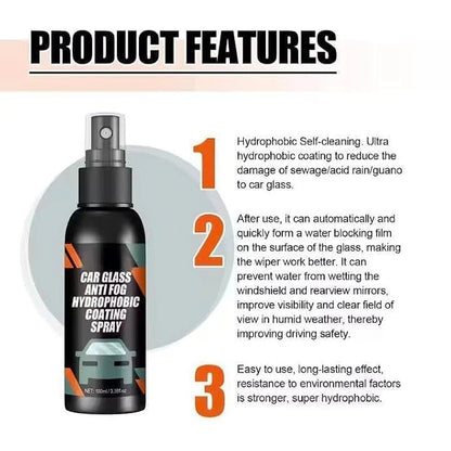 ClearXpert Car Glass Anti Fog Hydrophobic Coating
