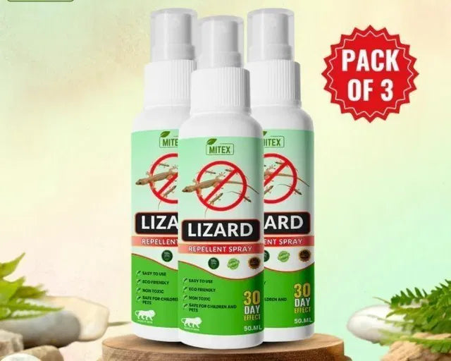 Lizard Spray Pack of 3 50ml Each.