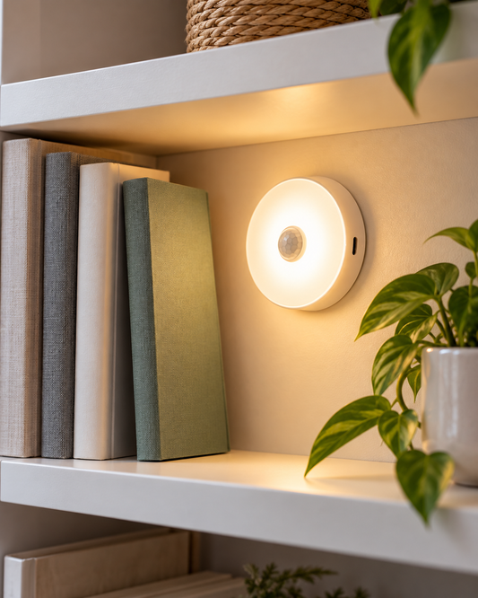 WaveLume Cozy Shelf with Warm LED Light