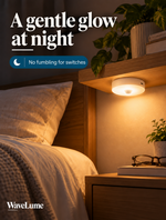 WaveLume Gentle Glow Bedside Night Light