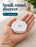 WaveLume Compact Motion Light in Hand